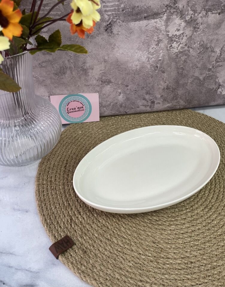 MBA-5291 ARİA 20 CM PORSELEN OVAL SERVİS