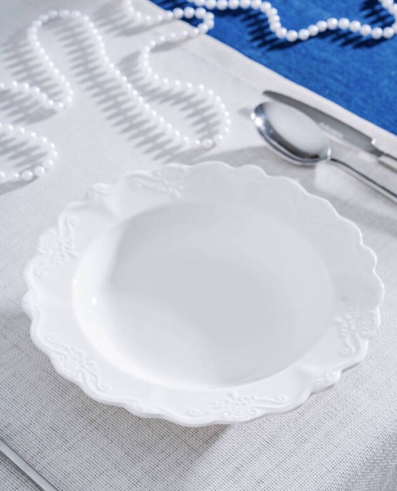 6 ADET KİNG 22 CM YEMEK TABAĞI (POR-7243)