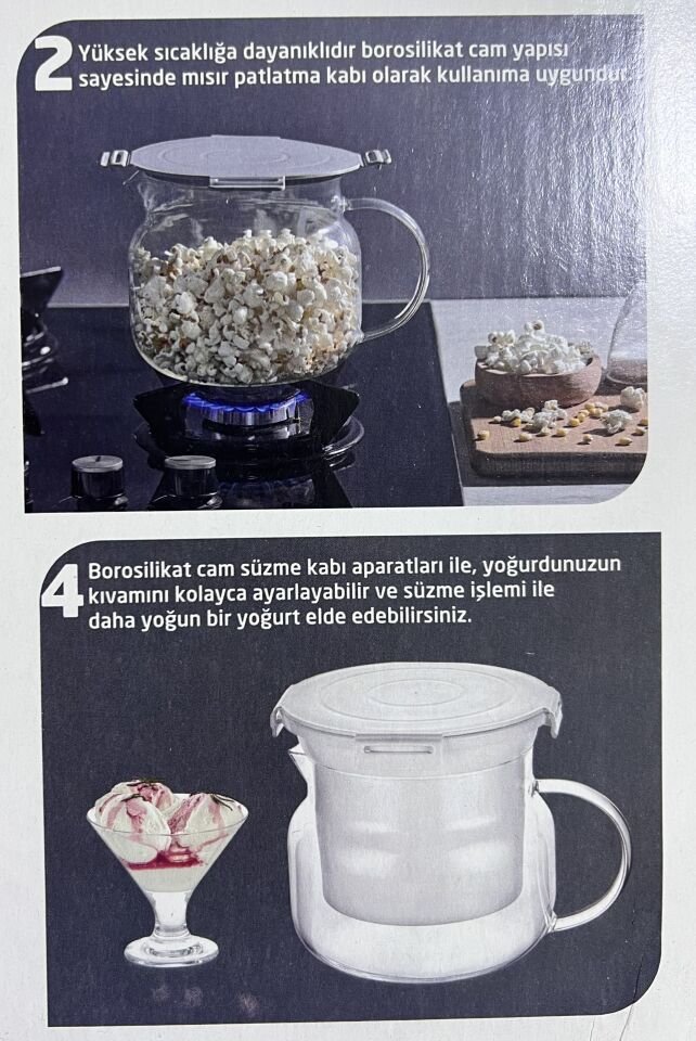 Cam Yoğurt Süzme Aparatı  vp148