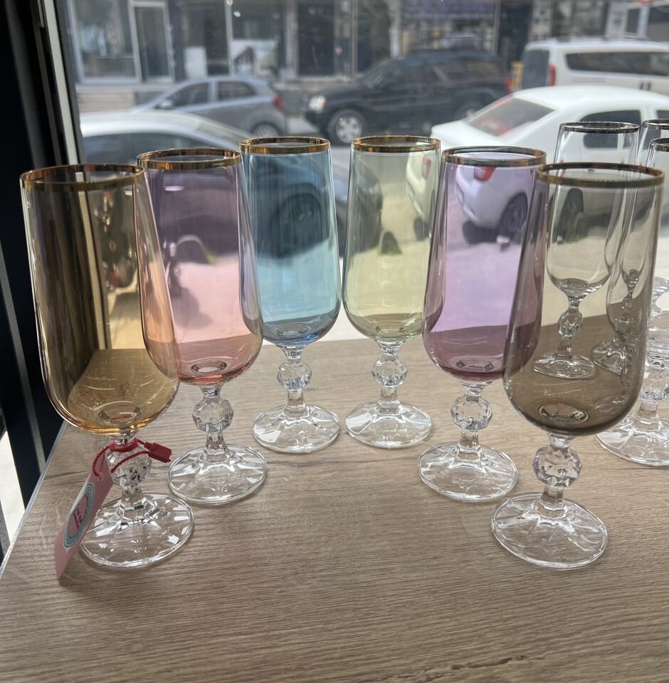 180ml 6 FARKLI RENK LÜSTER  KAHVE YANI (6Adet)