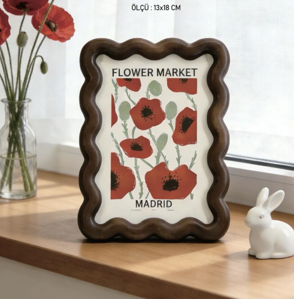 13x18cm  DEKORATİF AKASYA  ÇERÇEVE (CER203)WAVY