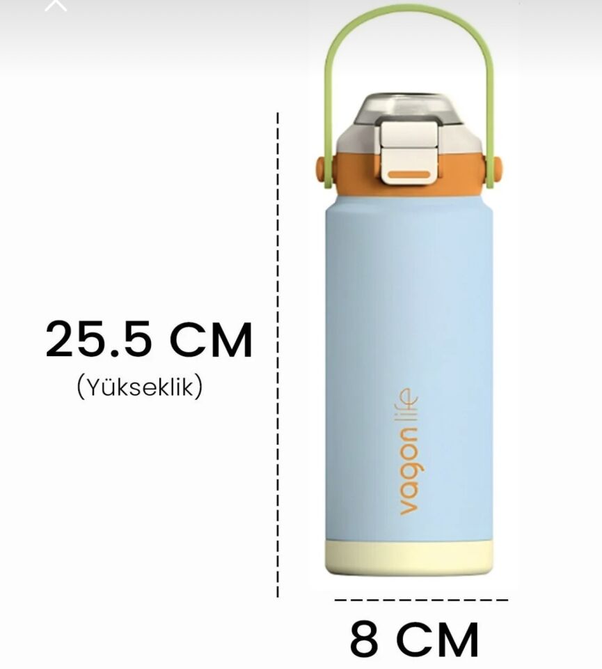 VGN-1108 750ML TEK KAPAK ÇİFT İÇİM ÇELİK TERMOS