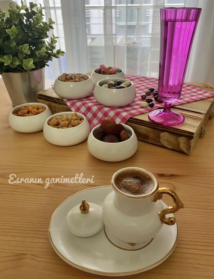 Bombeli Küçük Drajelik Reçellik Kase 6 Adet (0217)