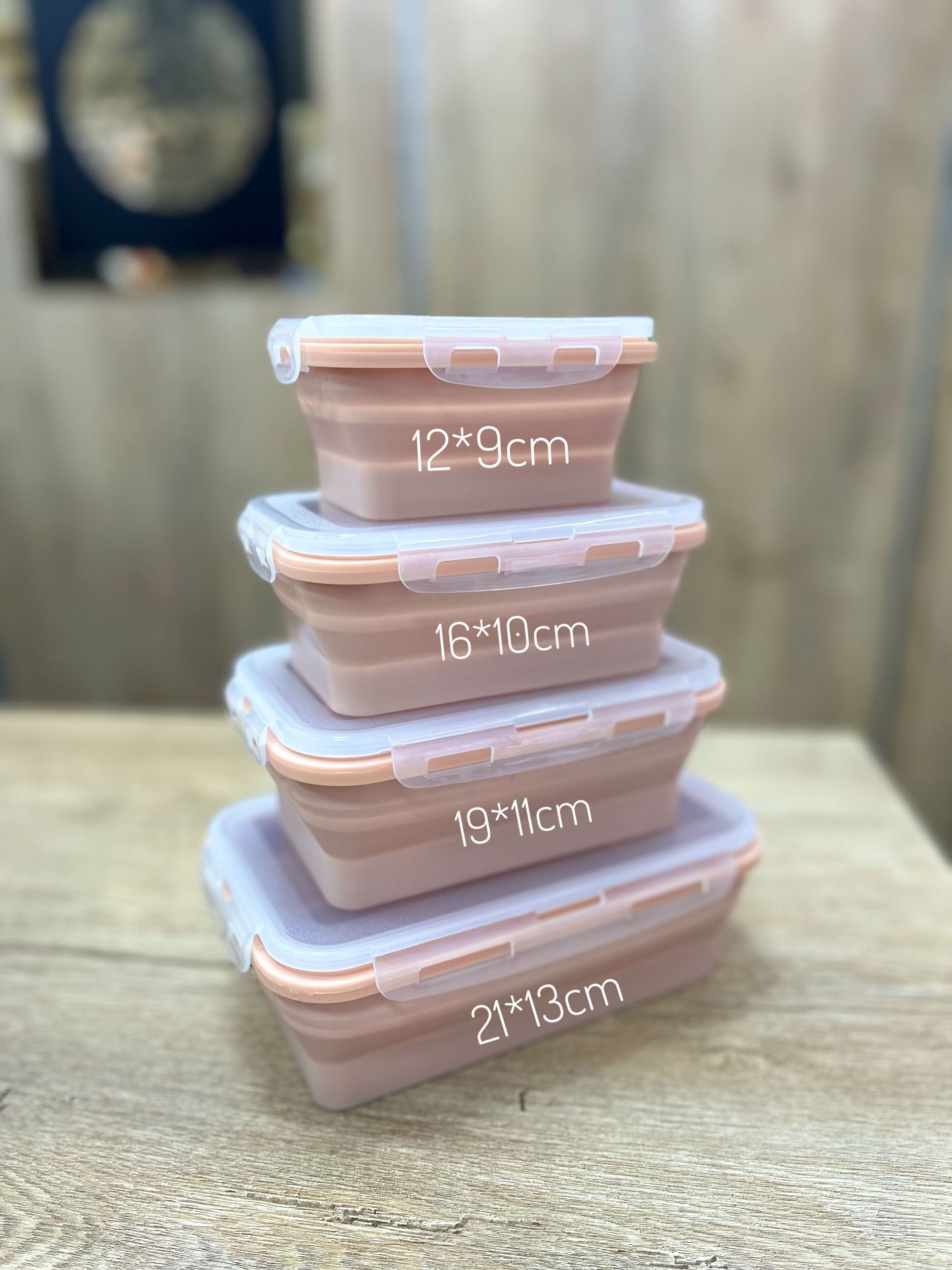 Silikon Katlanan Saklama Kabı 16*10cm 1Adet