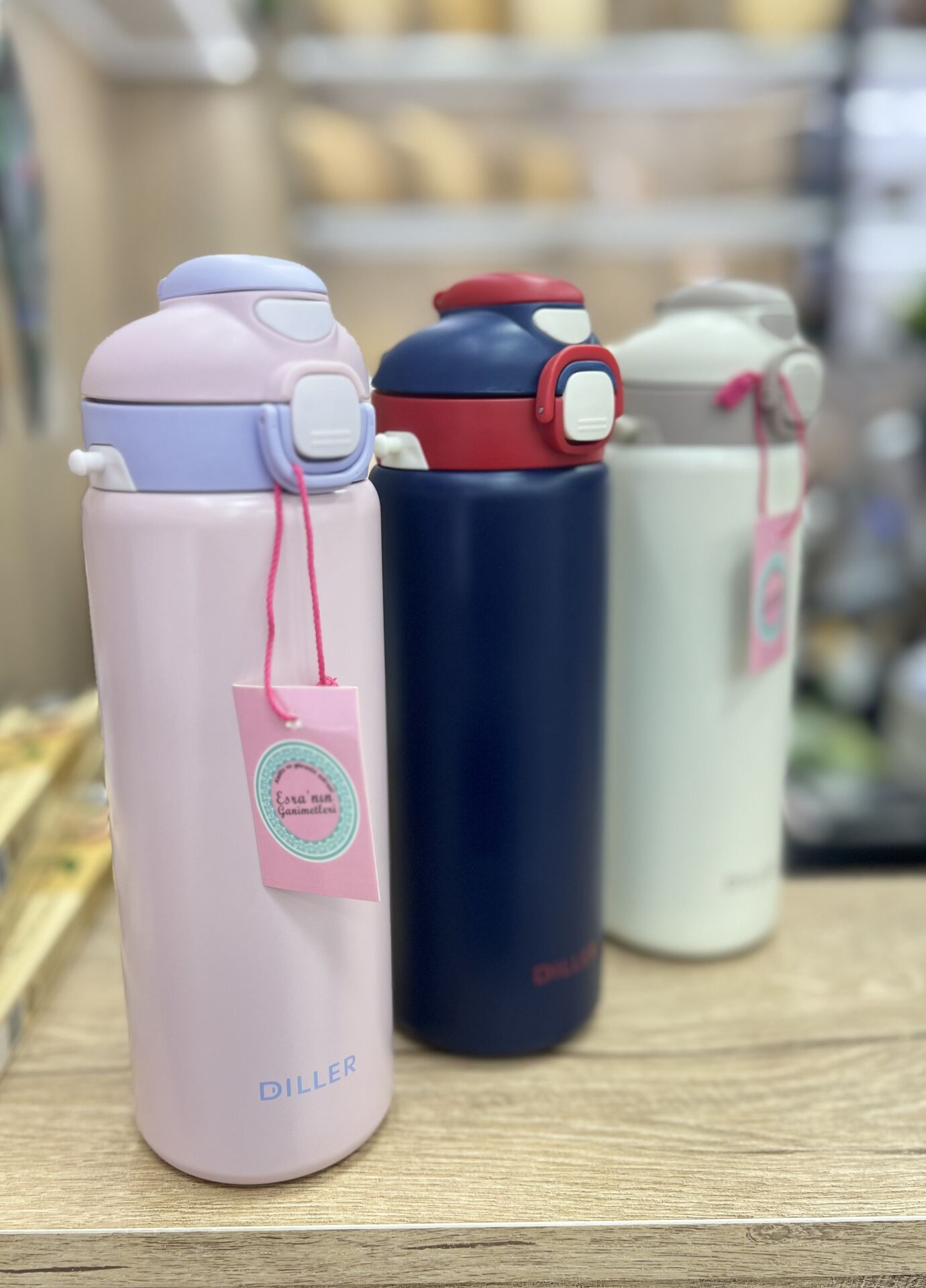 D9073- Pipetli/Pipetsiz Kullanım ÇELİK TERMOS MATARA 700ml