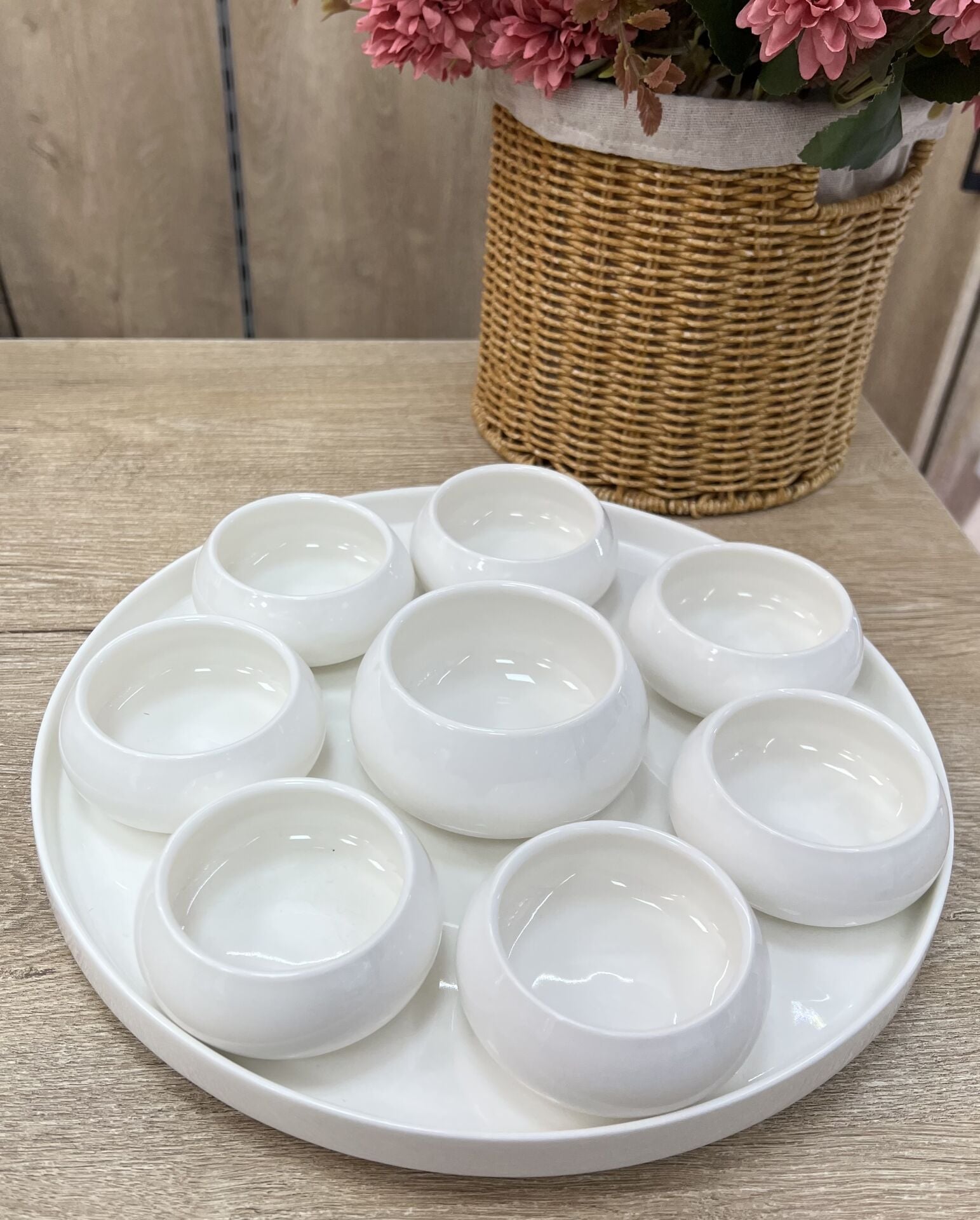DÖNER MEKANİZMALI 9 PARÇA PORSELEN KOMBİN SET-2
