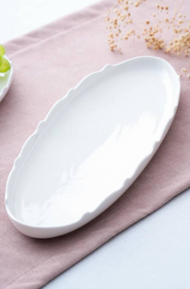 Nirvana  32cm Oval Kayık Tabak 1Adet (Por6301)