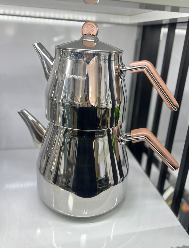 PRİZMA MAXİ ÇELİK ÇAYDANLIK ROSEGOLD (KHR 1027)
