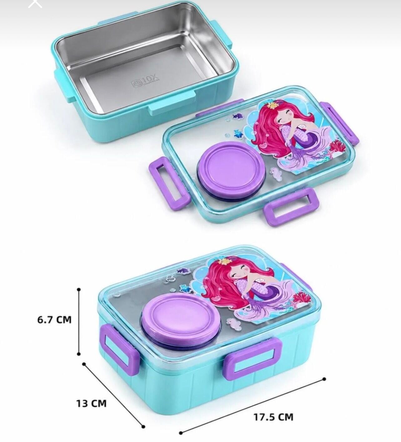 VGN-2637 PASLANMAZ ÇELİK LUNCHBOX