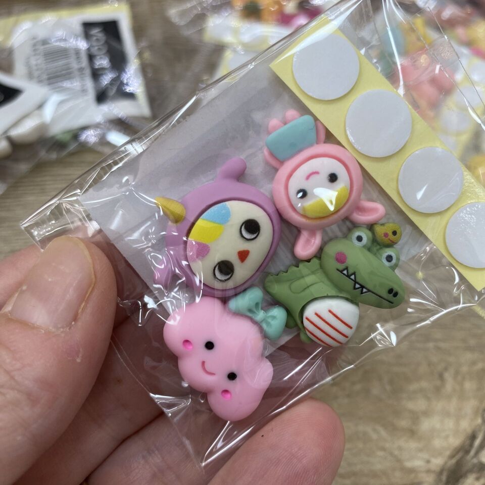 3D Matara Sticker 8 Adet (karışık gönderilir)