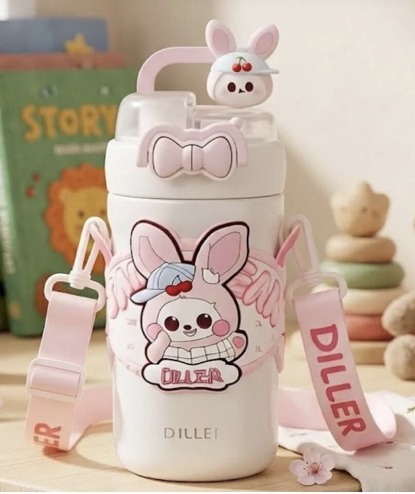 D9363 ÇİFT İÇİMLİ PASLANMAZ ÇELİK TERMOS MATARA 490ML