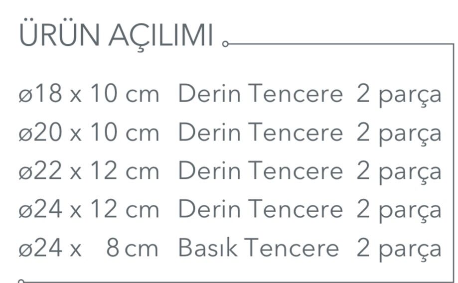 1KAHRAMANLAR SIRMA 10 PARÇA ÇELİK TENCERE TKM