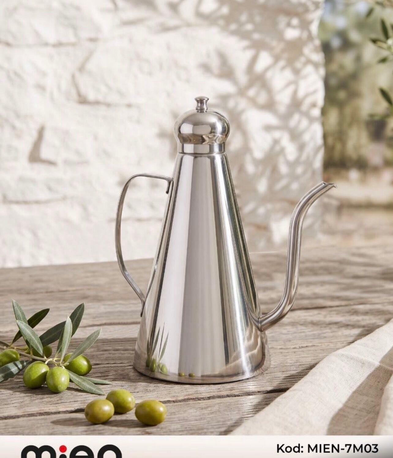 MIEN-7M03 650 ML PASLANMAZ ÇELİK YAĞDANLIK