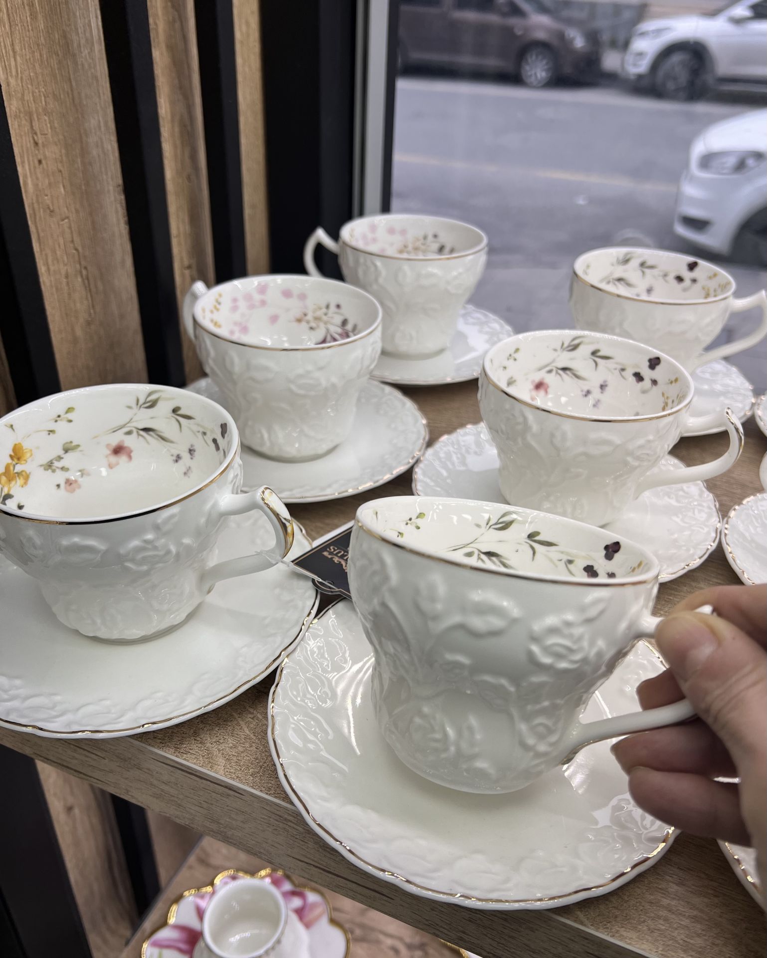 Acar Elsa 6lı Büyük Çay Fincanı