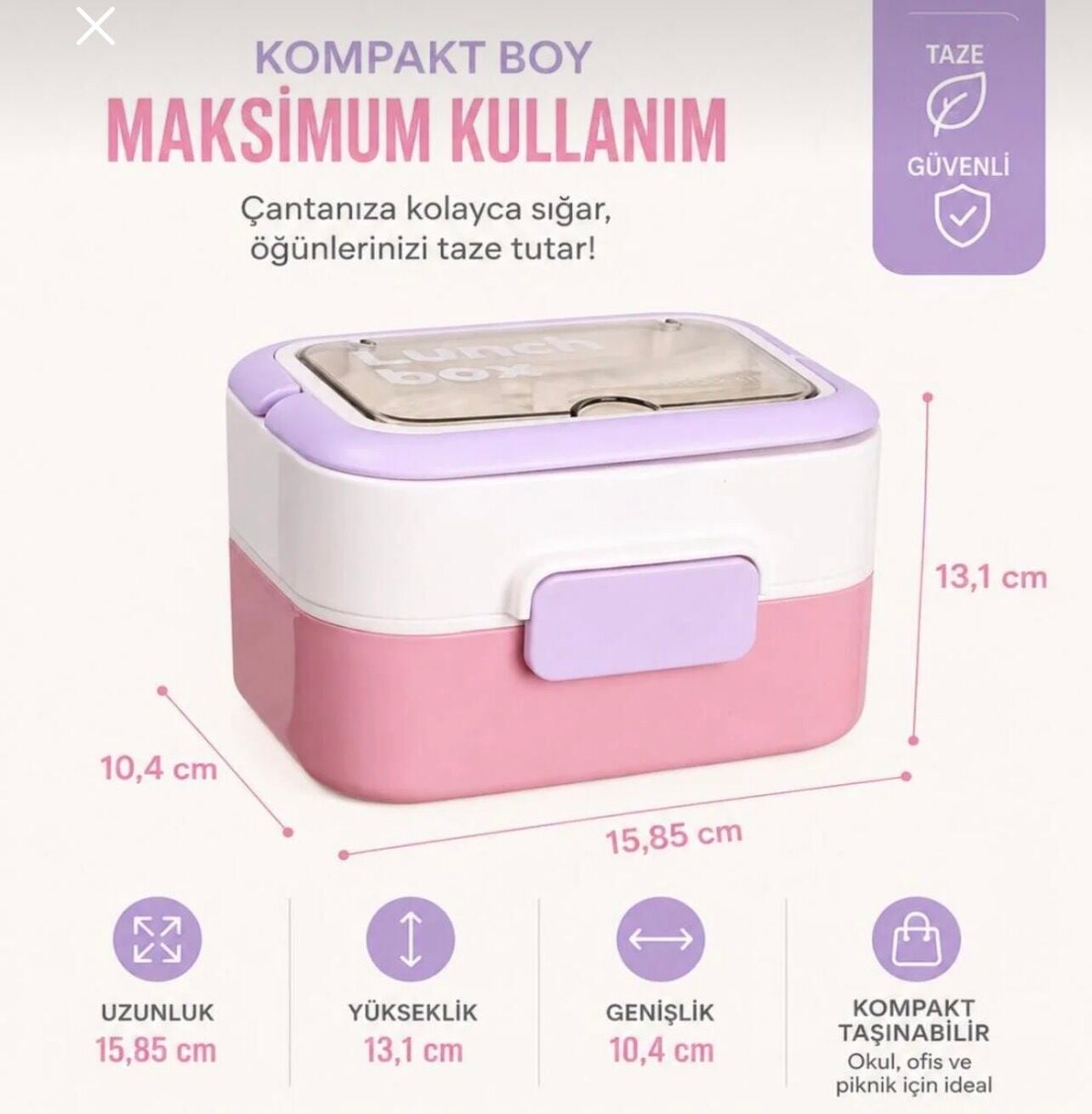 VGN-6750  540ML ÇELİK LUNCHBOX
