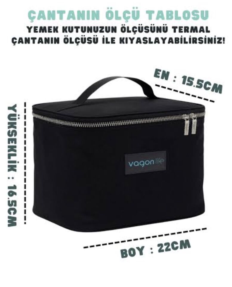 1062- ISI YALITIMLI ÇANTA (siyah)