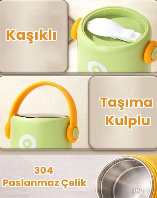 2 KATLI YUVARLAK MİNİ LUNCHBAX (VGN 1267A)