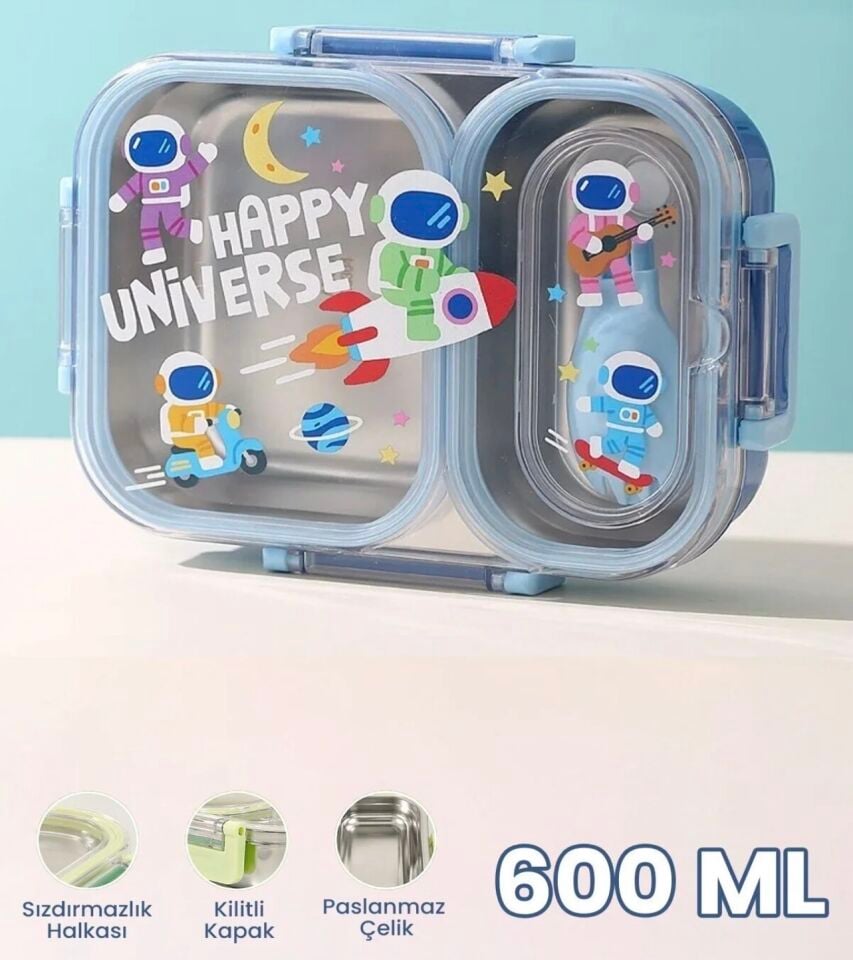 VGN-7163 PASLANMAZ ÇELİK LUNCHBOX (mavi)