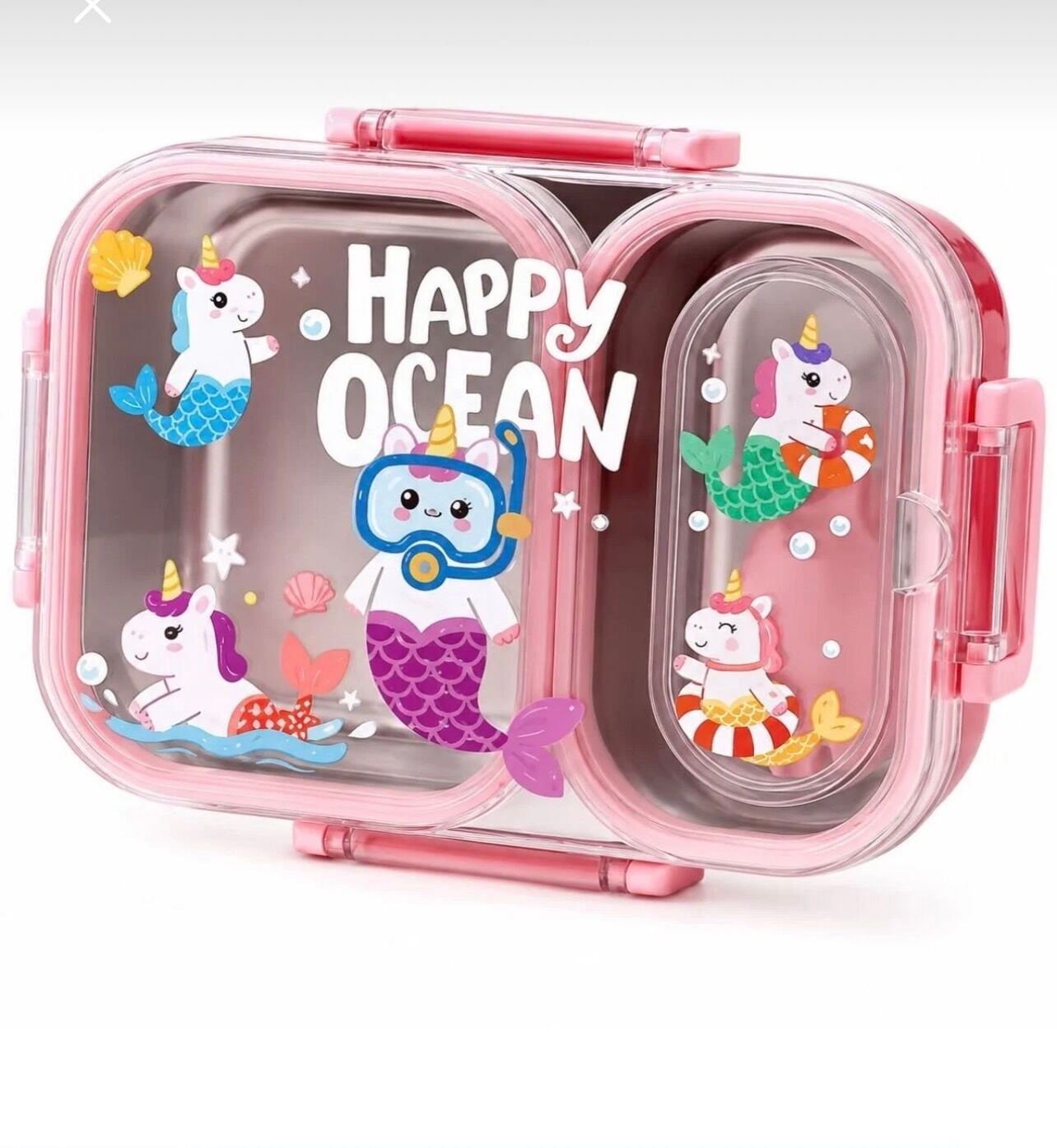 VGN-7163 PASLANMAZ ÇELİK LUNCHBOX (pembe)