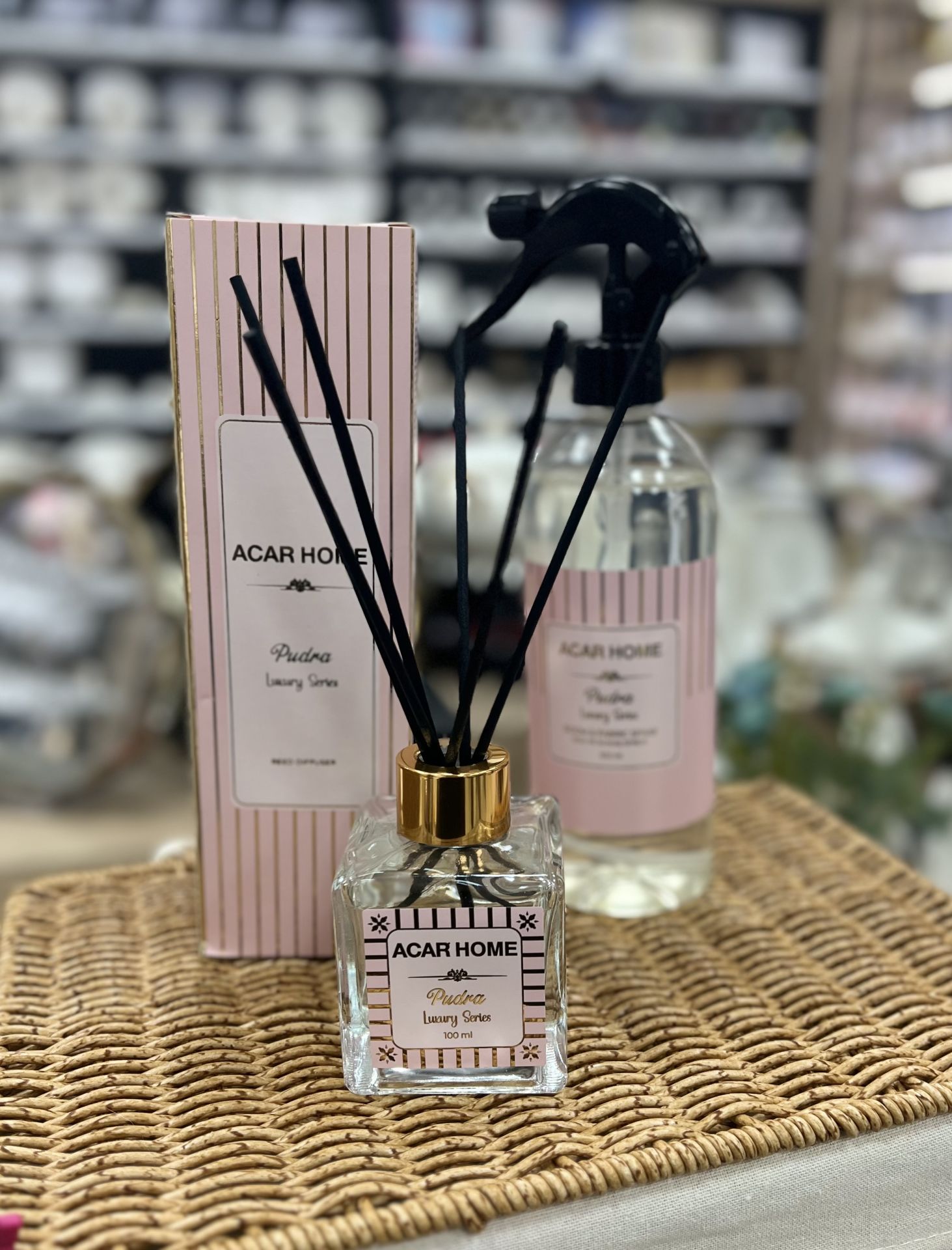 PUDRA 100 ML BAMBU ÇUBUK VE ODA SPREY 2li Set