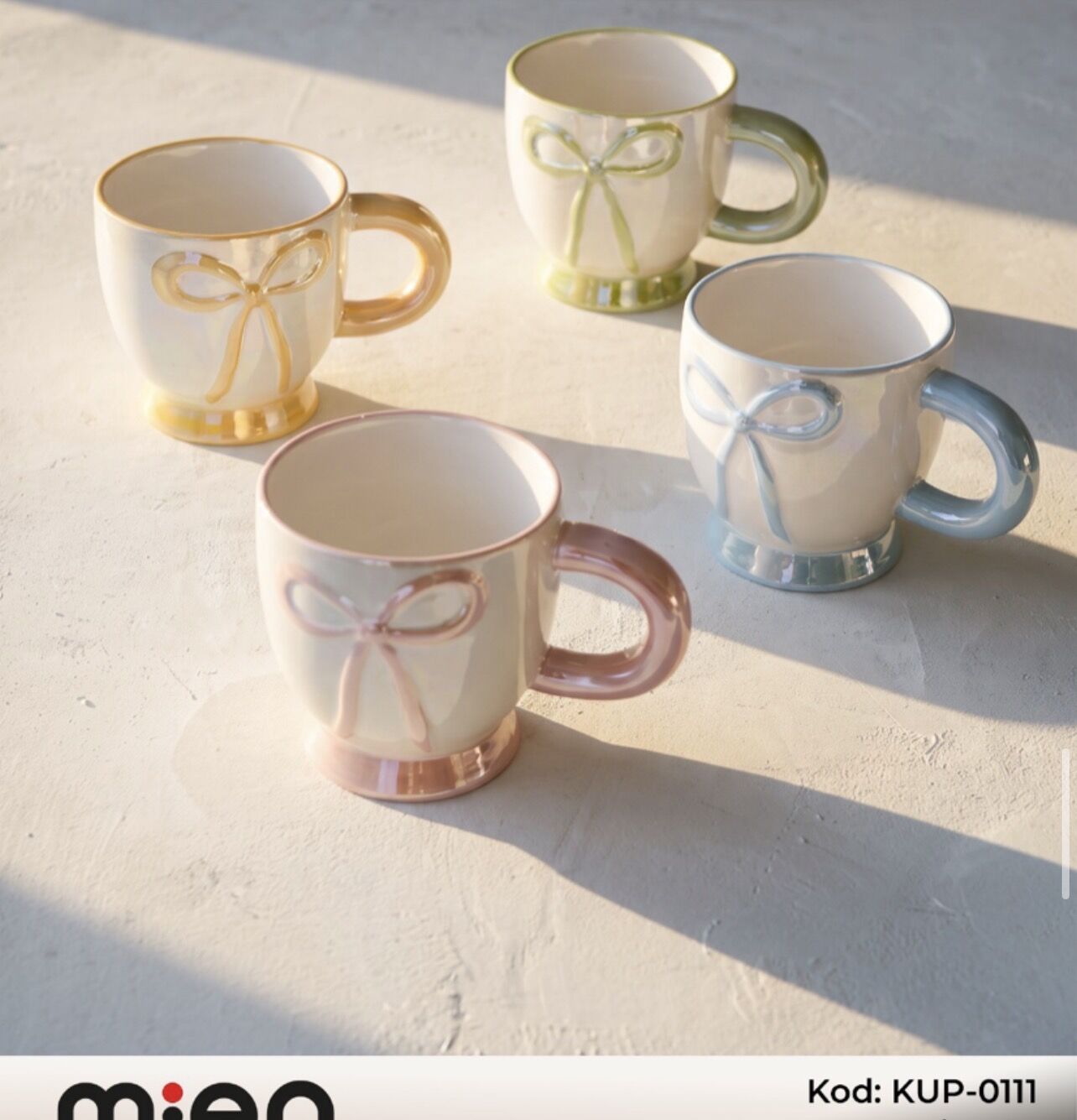KUP-0111 PERLE LÜSTERLİ 400ML KUPA