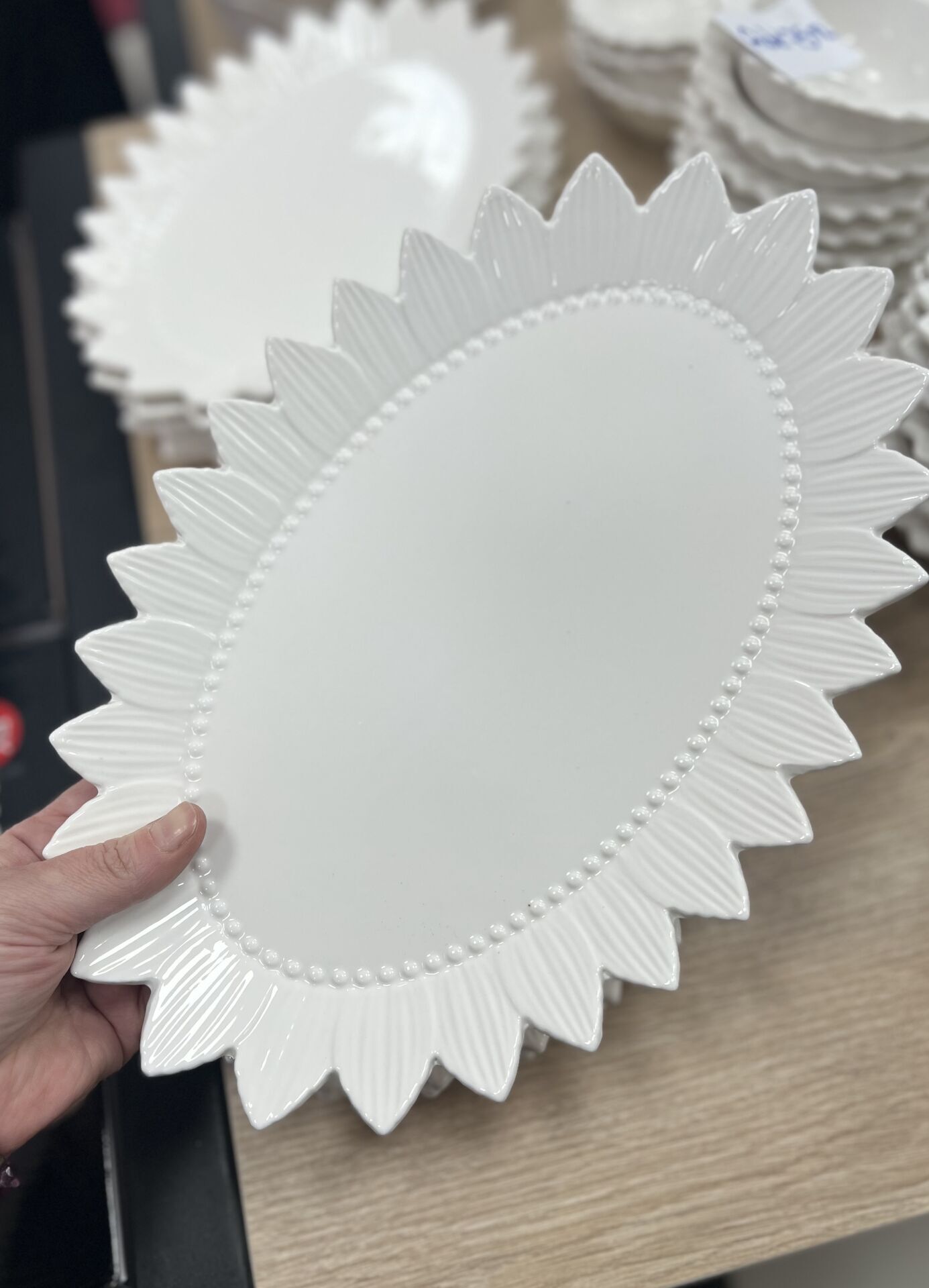 PORSELEN 28cm KAYIK TABAK 2 ADET (güneş)
